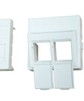 Rama simpla 45x22,5 dreapta pentru 1 modul RJ45
