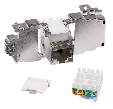 Modul RJ45 ecranat, Cat.6a, ISO/IEC 11801 AMD2