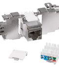 Modul RJ45 ecranat, Cat.6 De-emb., Kl.Ea,10GB, TOOLLESS LINE