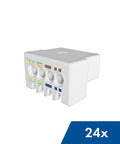 Organizator conductoare S-JACK, Performance Line,alb,24 buc.