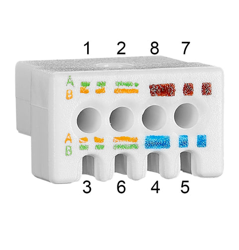 Organizator conductoare S-JACK, Performance Line,alb,24 buc.
