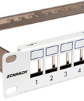 Patchpanel pt. 24 module TOOLLESS LINE, 1UH, 19", RAL7035