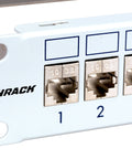 Patchpanel pt. 24 module TOOLLESS LINE, 1UH, 19", RAL7035