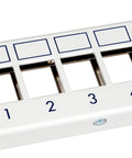 Patchpanel pt. 24 module TOOLLESS LINE, 1UH, 19", RAL7035