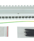 Patchpanel gol 19" pentru 24 module (SFA)(SFB), 1U, RAL7035