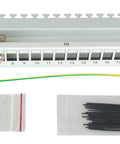 Patchpanel gol 19" pentru 24 module (SFA)(SFB), 1U, RAL7035