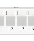 Patchpanel gol 19" pentru 24 module (SFA)(SFB), 1U, RAL7035