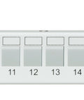 Patchpanel gol 19" pentru 24 module (SFA)(SFB), 1U, RAL7035