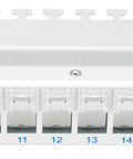 Patchpanel gol 19" pt. 24 module(SFA)(SFB),loc pt. Etichete