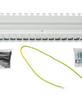Patchpanel gol 19" pt. 24 module(SFA)(SFB),loc pt. Etichete