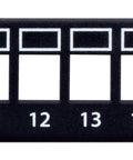 Patchpanel 19" 24 porturi(SFA)(SFB) goale,1UH,negru,scurt