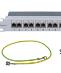Patchpanel Cat.6 10 GB Class Ea, 10'', ecranat 10xRJ45G