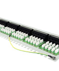 Patchpanel Cat.3 neecranat 50xRJ45U 8/4 RAL7035