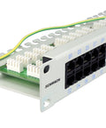 Patchpanel Cat.3 neecranat 50xRJ45U 8/4 RAL7035