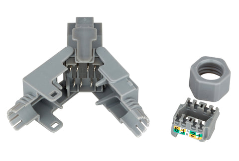 Conector UTP RJ45G Cat.6a instalare pe site