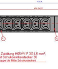 PDU IT Meter cu contor de energie,12xC13,19",1UH,aluminiu