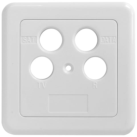 Placă SAT 4-Porturi pt. HSATD4DA--, 75x75mm, SZU 2-12