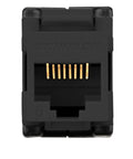 Conector tată neecranat RJ45, Cat.6 (SFA) negru