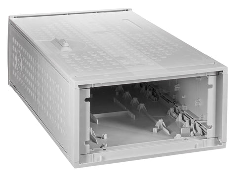 Cable management enclosure Series J, dotted, 1 door, size 0