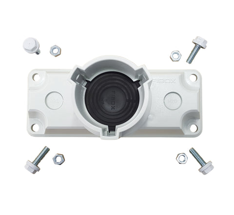Flanşă cu element de preluare cabluri, măr. 2, 1x30-60mm