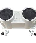 Flanşă cu elemente de preluare cabluri, măr. 2, 2x30-60mm