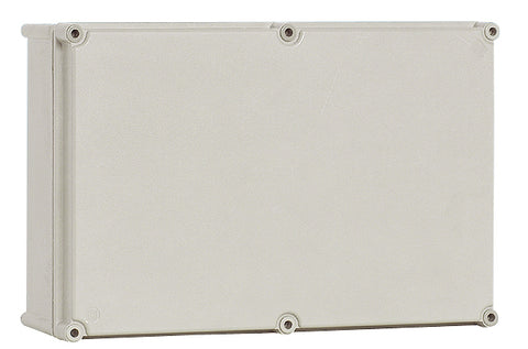 Cutie din poliester cu capac gri, 720x540x201mm