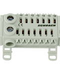 Clemă cu conexiune rapidă, alb, 2 x 25mm², 14 x 6 mm²
