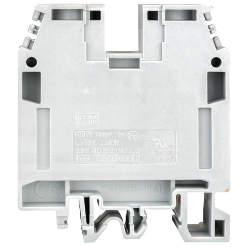 Clemă de fază, conex. cu şurub, CBD.70 gri, 1,5-70 mm²