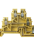 Clemă triplu etajată, bej, tip TLD.2, 0,2-4 mm²