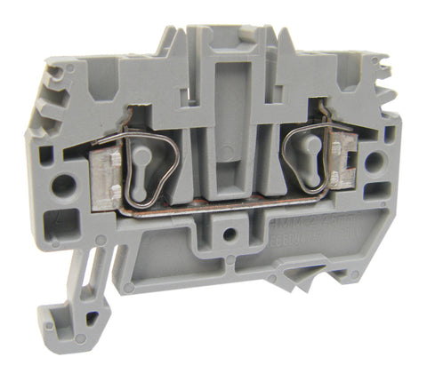 Clemă de fază, conex. elastică, HMM.2, gri, 0,2-2,5 mm²