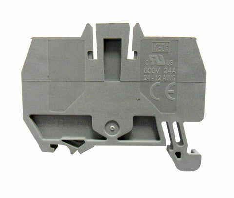 Element terminal pentru cleme tip HMM 2,5 mm², gri