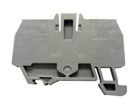 Element terminal pentru cleme tip HMM.4, gri