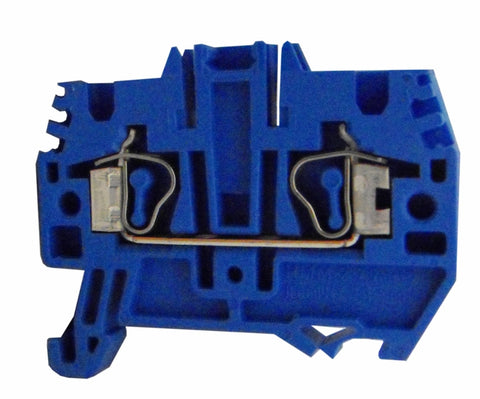 Clemă de nul, conex. elastică, HMM.2, albastru, 0,2-2,5 mm²