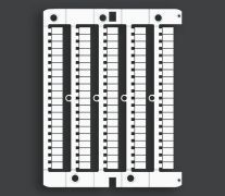Etichete pentru cleme şir tip HMM.2 şi CBC.2 "51-60" (10x)