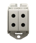 Clemă dublă Al-Cu,1 p. gri, 50mmp / 35mmp cu pin