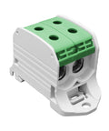 Clemă dublă Al-Cu,1 p. verde, 50mmp / 35mmp cu pin