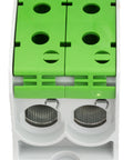 Clemă dublă Al-Cu,1 p. verde, 95mmp / 70mmp cu pin