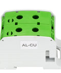 Clemă dublă Al-Cu,1 p. verde, 95mmp / 70mmp cu pin