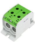 Clemă dublă Al-Cu,1 p. verde, 95mmp / 70mmp cu pin
