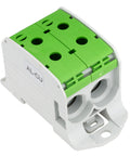 Clemă dublă Al-Cu,1 p. verde, 95mmp / 70mmp cu pin