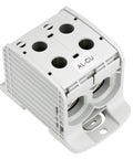 Clemă dublă Al-Cu,1 p. gri, 185mmp / 150mmp cu pin