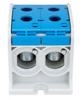 Clemă dublă Al-Cu,1 p. albastru, 185mmp / 150mmp cu pin