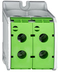Clemă dublă Al-Cu,1 p. verde, 185mmp / 150mmp cu pin
