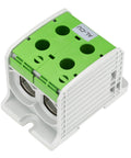Clemă dublă Al-Cu,1 p. verde, 185mmp / 150mmp cu pin