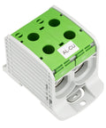 Clemă dublă Al-Cu,1 p. verde, 185mmp / 150mmp cu pin