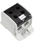 Clemă dublă Al-Cu,1 p. negru, 185mmp / 150mmp cu pin