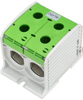 Clemă dublă (2*1p) Al-Cu, verde, 300mmp / 240mmp cu pin