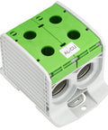 Clemă dublă (2*1p) Al-Cu, verde, 300mmp / 240mmp cu pin
