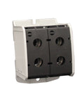 Clemă dublă (2*1p) Al-Cu, negru, 300mmp / 240mmp cu pin