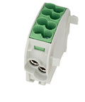 Clemă de derivaţie Cu-Al, 25mmp, 1p. izolată-galben/verde